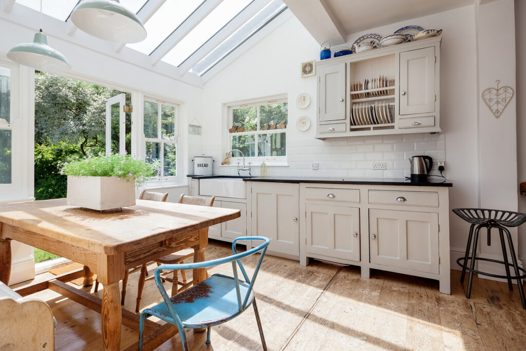 Cambridge, England - June 6 2018: Stylish Sunlit Character Kitch