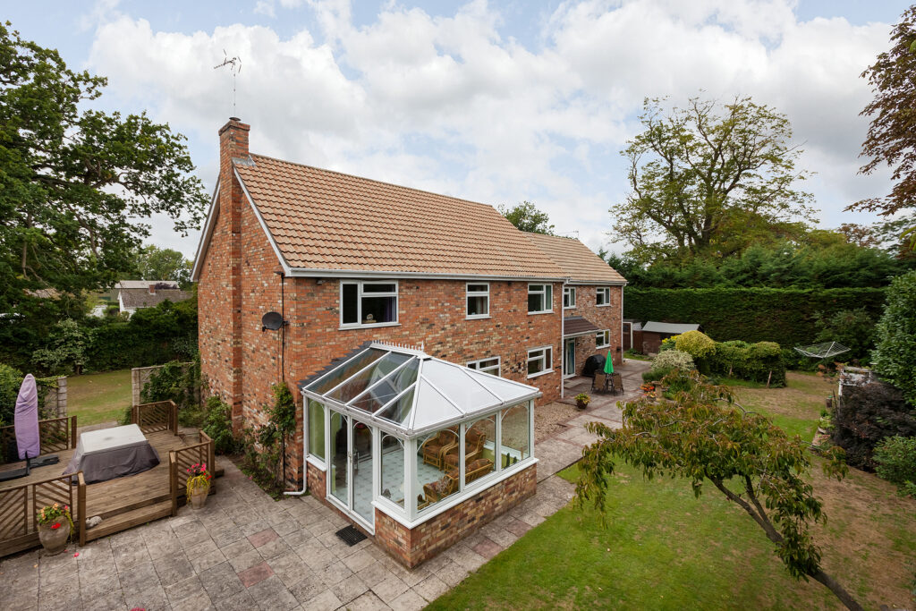 Worlington, Suffolk, England - Sept 11 2018: Elevated View Of Br