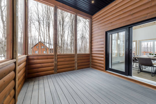 Beatuful log hause cottage in the forest in Quebec, ready to rent or live there, brand new, fully furnished and staged