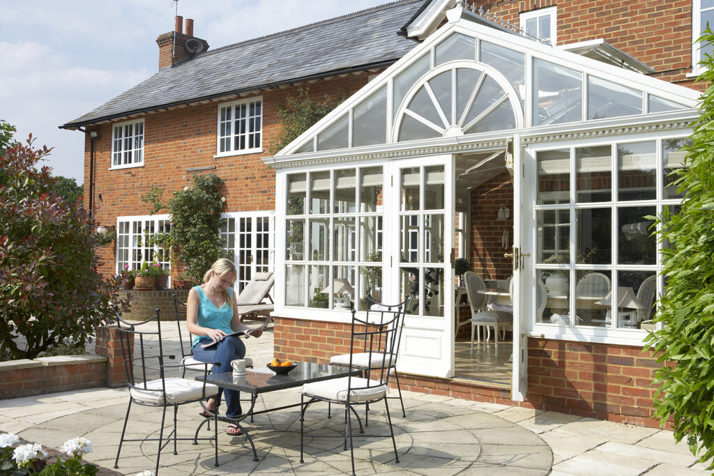 bespoke orangaries -Exterior Of House With Conservatory