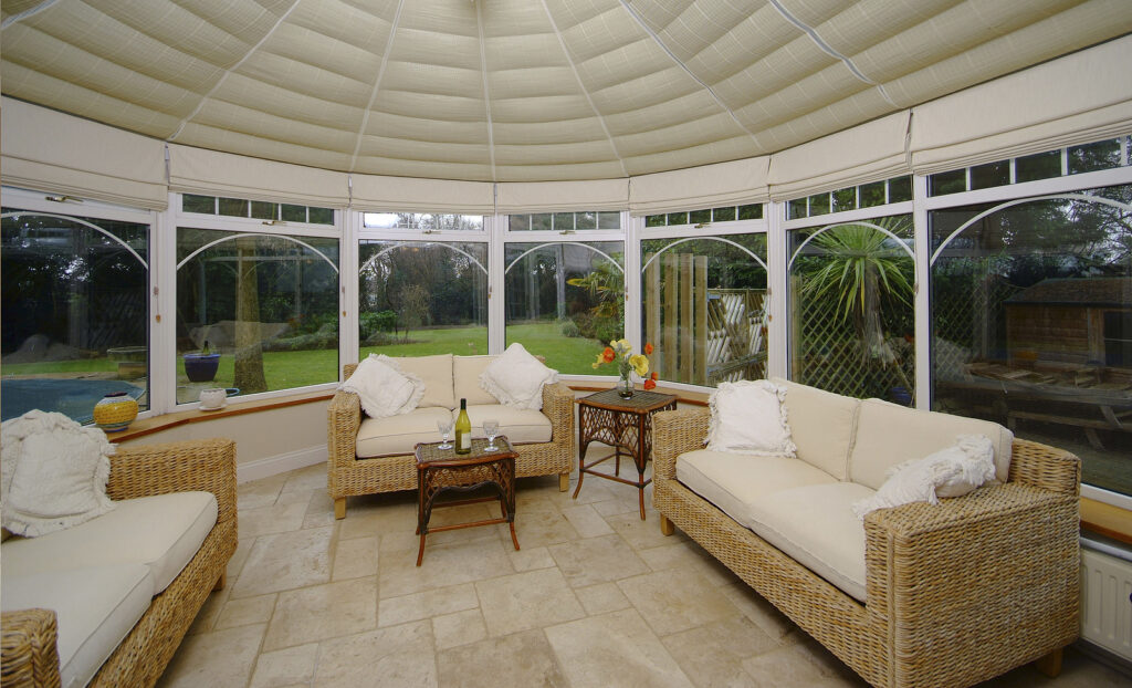 Bespoke conservatory - conservatory with modern furniture