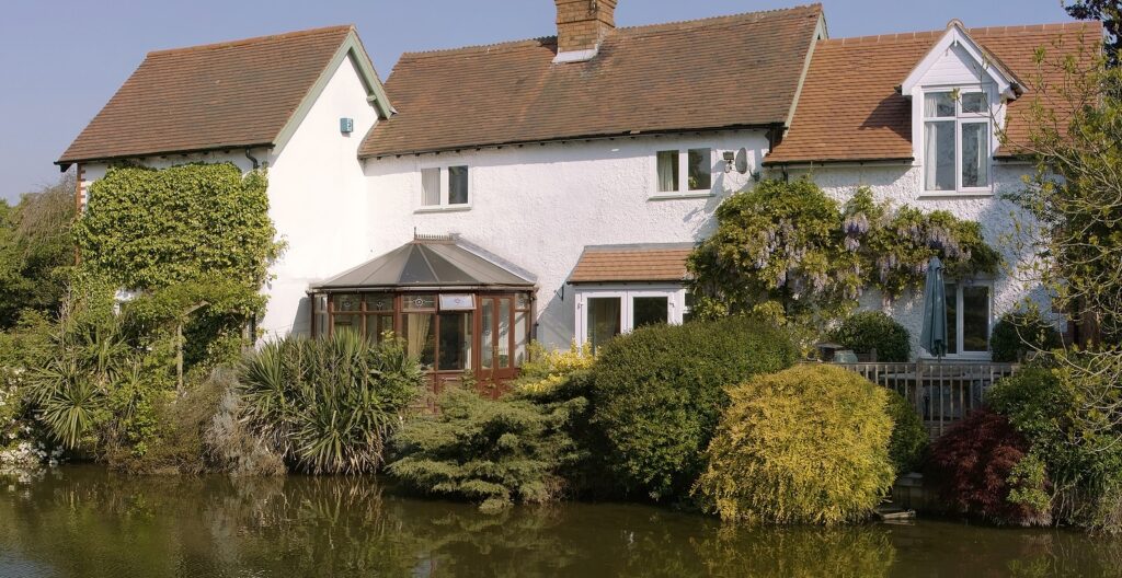 bespoke orangery - Cottage House Alongside Canal rivers