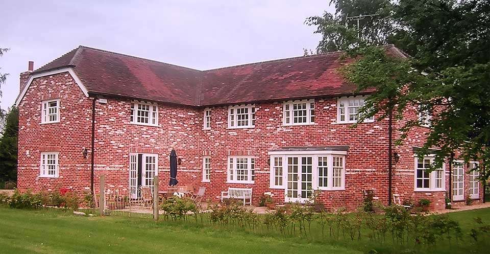 Orangery extension to a new property in Wiltshire